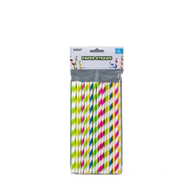 Colorful Head Card Poly bag  Paper straws