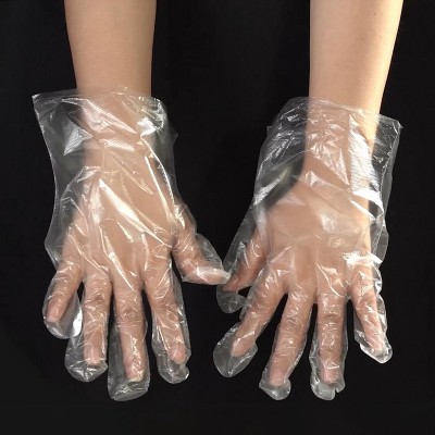 Wholesale 2020 Multi Function Household Cleaning Eating Food Grade Oil Proof Waterproof Disposable PE Plastic Gloves