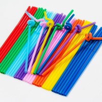 High Quality Cocktail Milkshake Plastic Straws flexible Plastic Straw